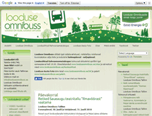 Tablet Screenshot of looduseomnibuss.ee